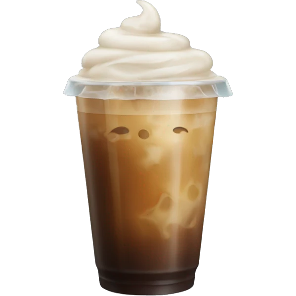 Iced coffee emoji
