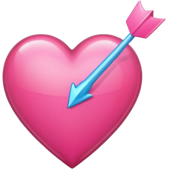 heart with pink arrow emoji emoji