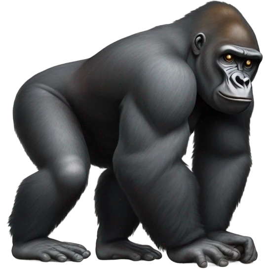 Gorilla pooping  emoji