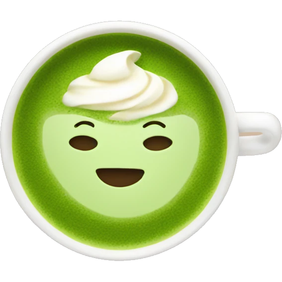 Matcha latte  emoji