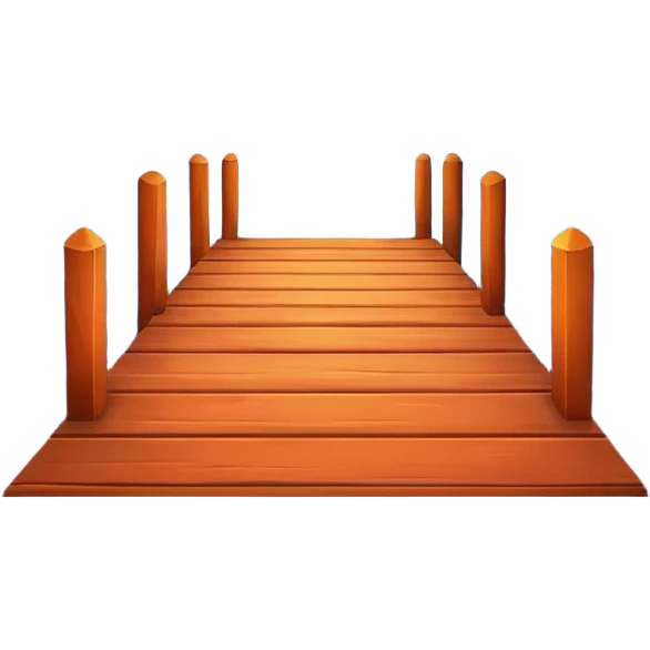 ocean sunset horizon dock emoji
