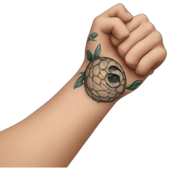 tatooed arm emoji