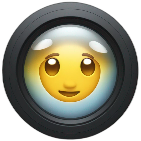 Focus lens emoji