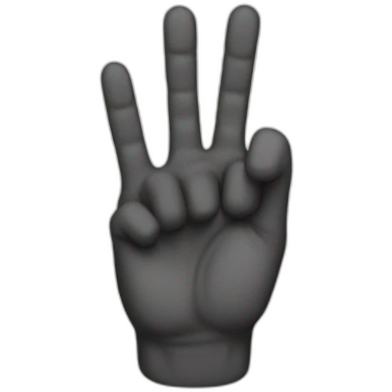 Rock fingers emoji