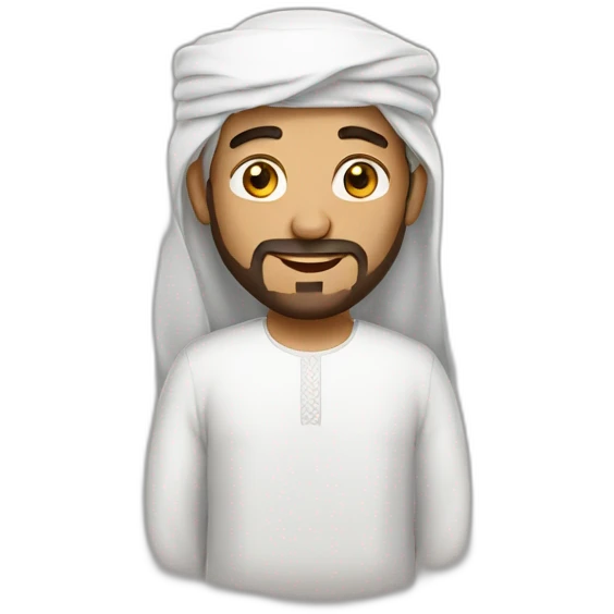 arabic wear man emoji