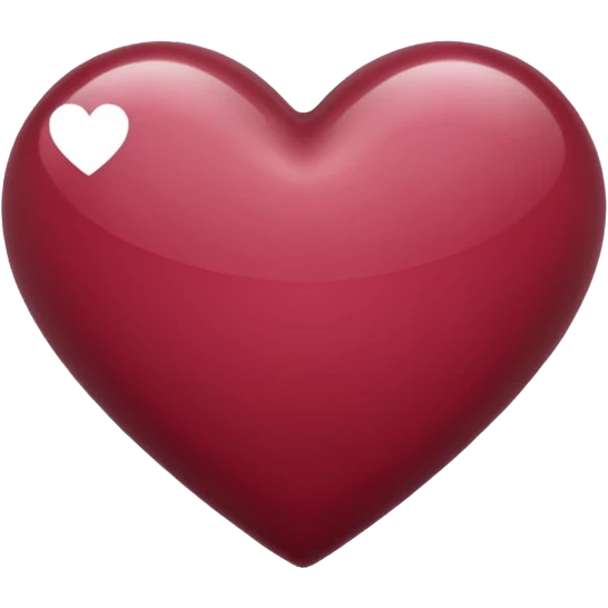 Light maroon heart emoji