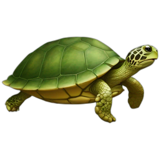 Lourtre sur tortue emoji