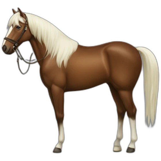 Cheval homme emoji