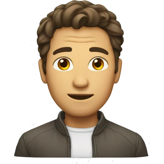 Homme qui réfléchit  emoji