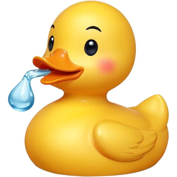 Drunk and high rubber duck emoji