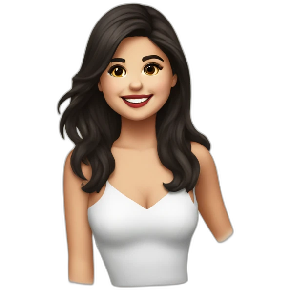 Selena Gomez hello emoji