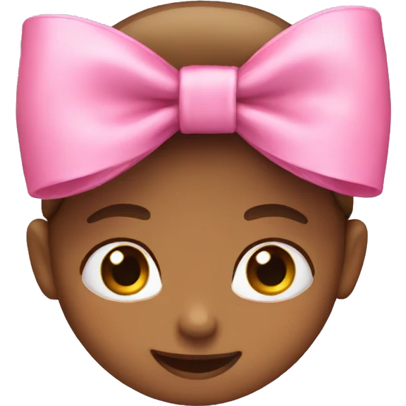 pink bow  emoji