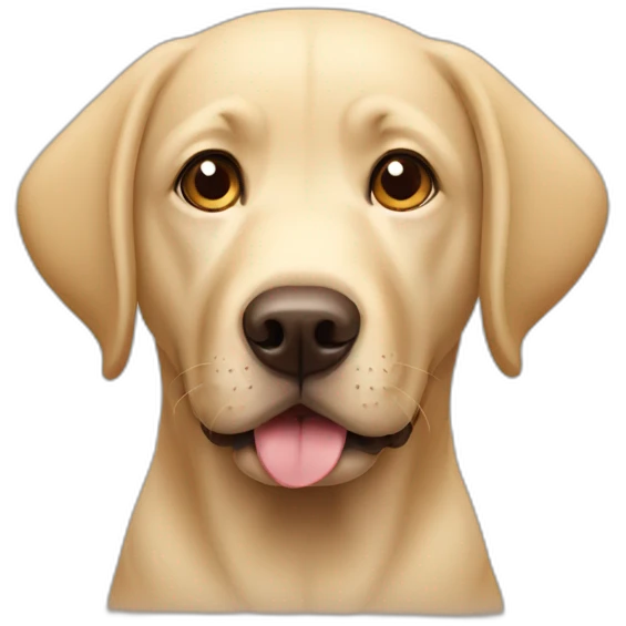 curious labrador emoji
