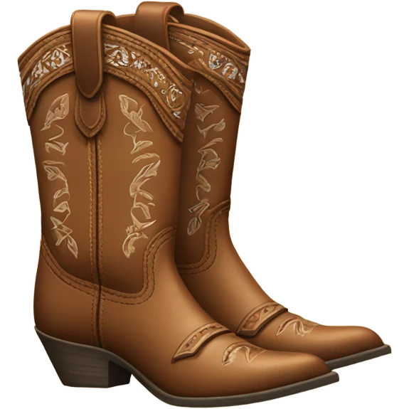 Cowboy boots emoji