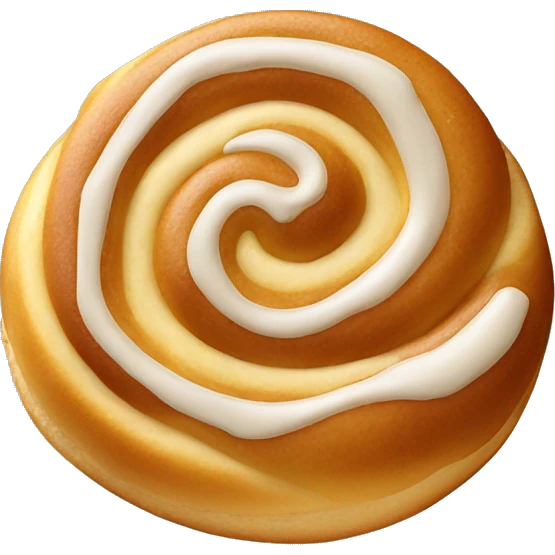 Honey bun swirl emoji