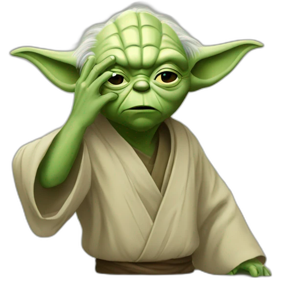 yoda facepalm emoji