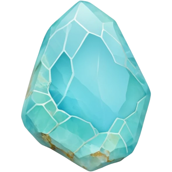 peruvian opal gemstone raw crystal emoji