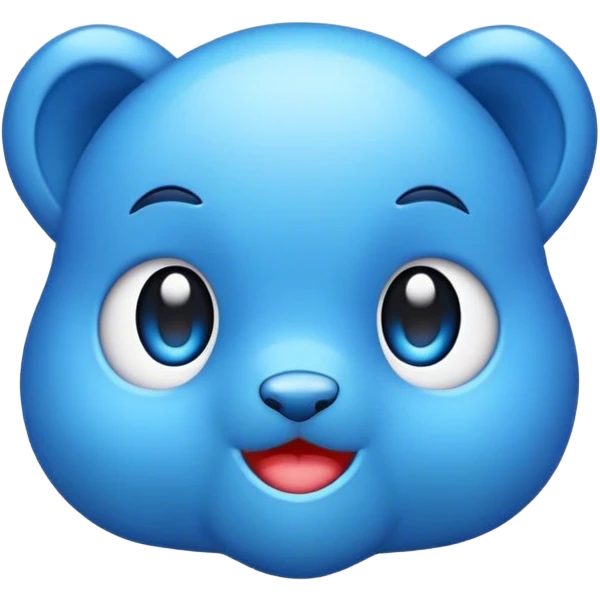 Lazo azul emoji