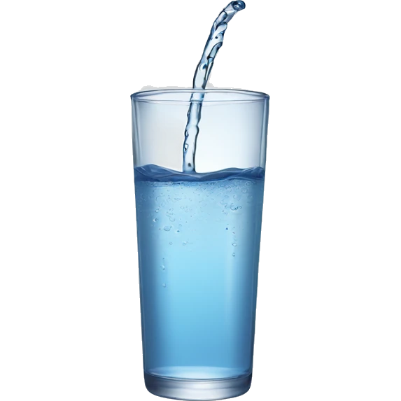 glass of water emoji