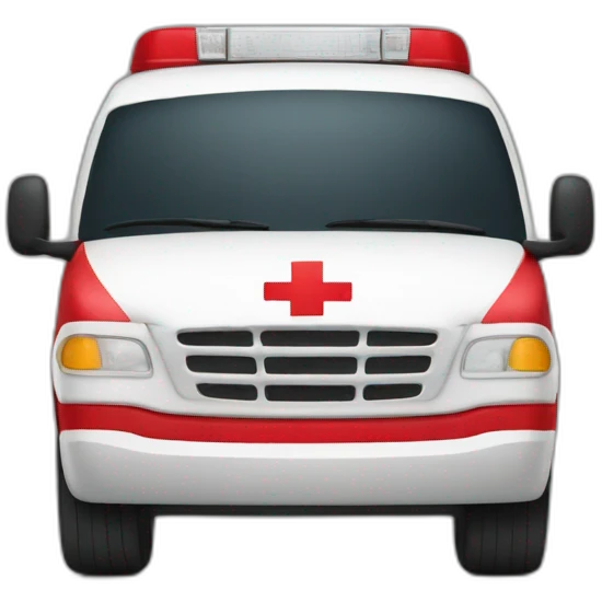 fat guy ambulance emoji