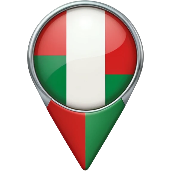location pin with Italian flag emoji