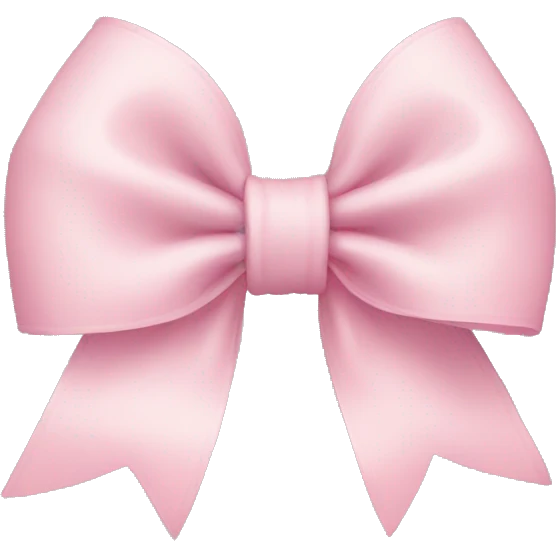 Light pink bow  emoji