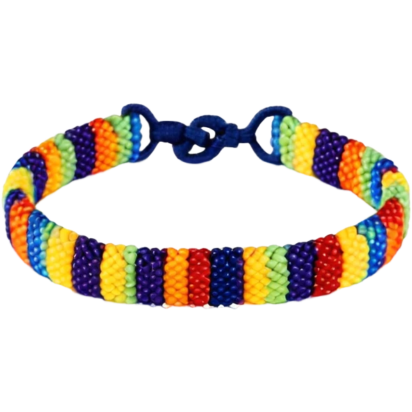 beaded friendship bracelet emoji