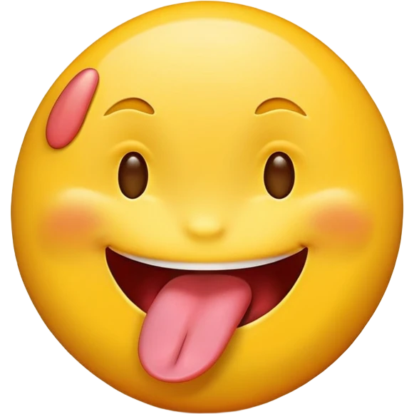 Tongue out emoji with peace sign infront of the tongue  emoji