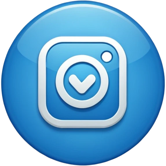  تیک آبی اینستا emoji