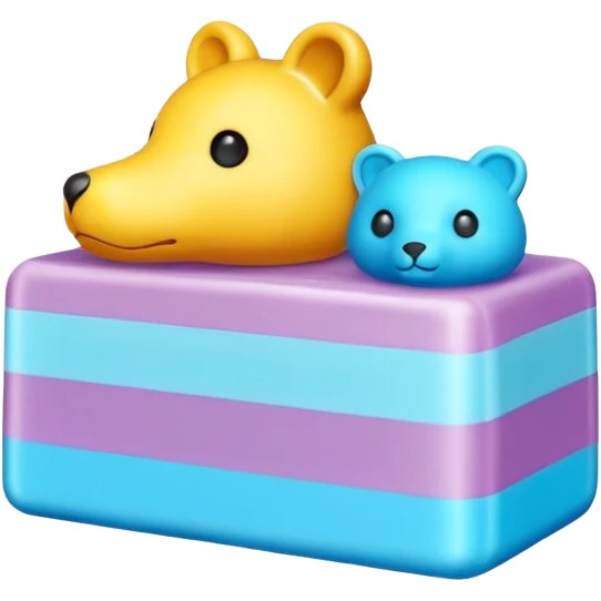 animal shaped soap emoji