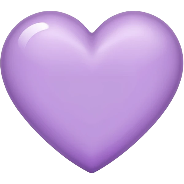 Light purple heart emoji
