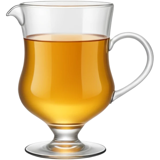 A traditional Turkish/Azerbaijani pear-shaped tea glass.” Generate an emoji for sending in text emoji