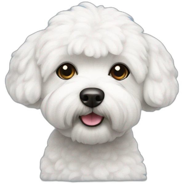 Bichon havanais noir emoji