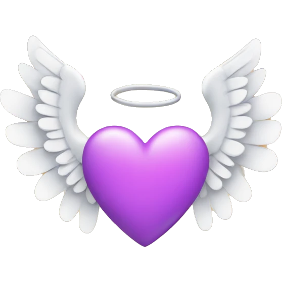 heart with angel wings emoji
