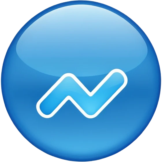 Create a instagram verified blue tick round shape emoji