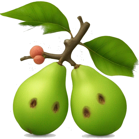 Two guava’s standing  emoji