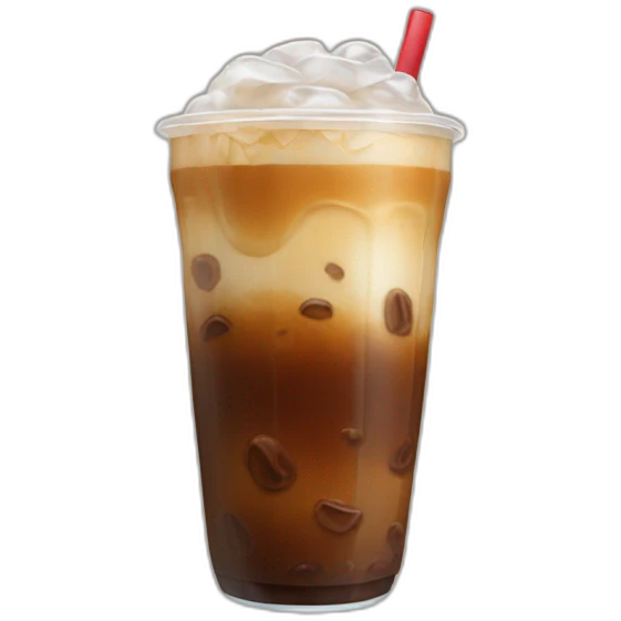 Iced coffee emoji