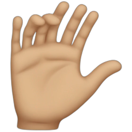 No touch emoji
