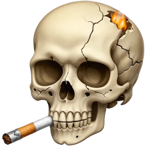 Smoking Skull emoji