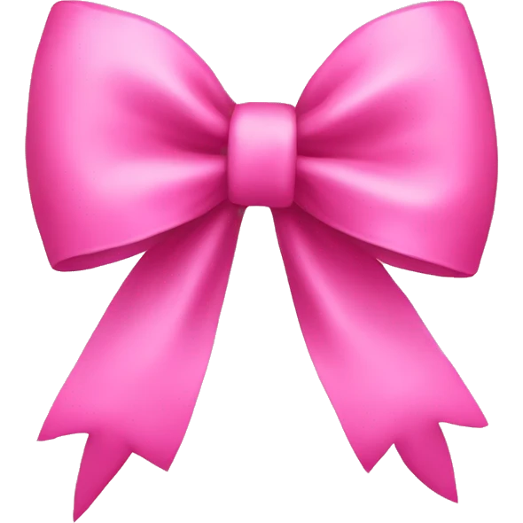 pink bow emoji