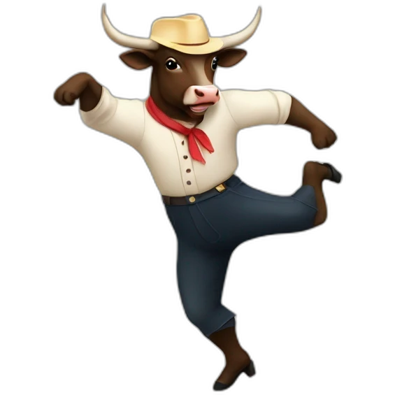 Spanish Bull dancing emoji