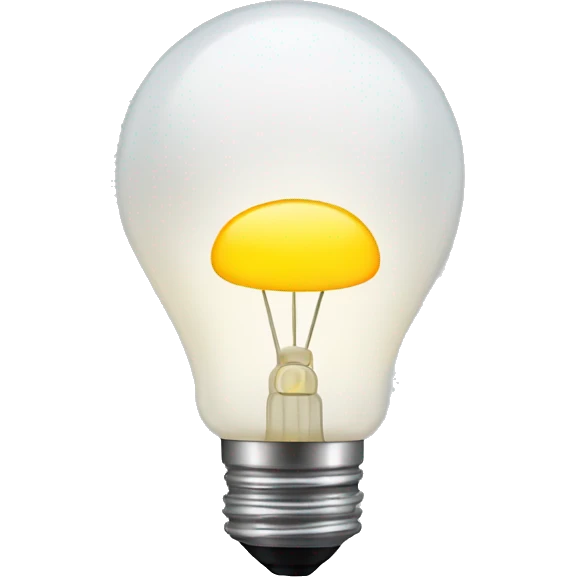 sleeping light bulb emoji