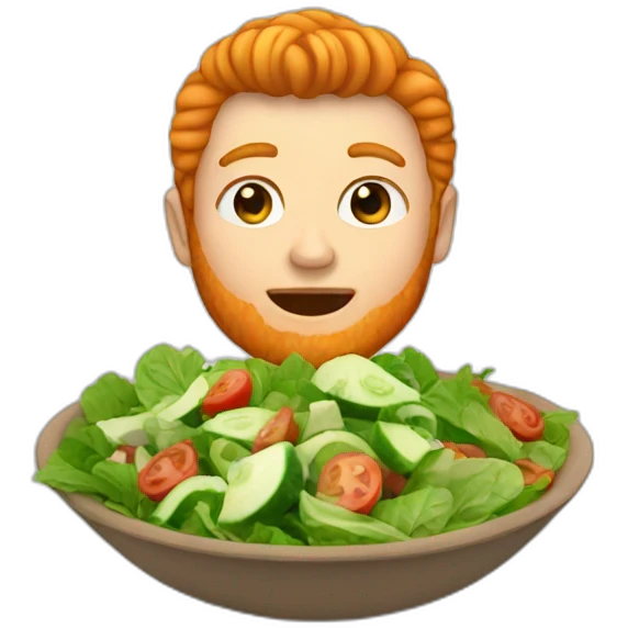 ginger salad emoji