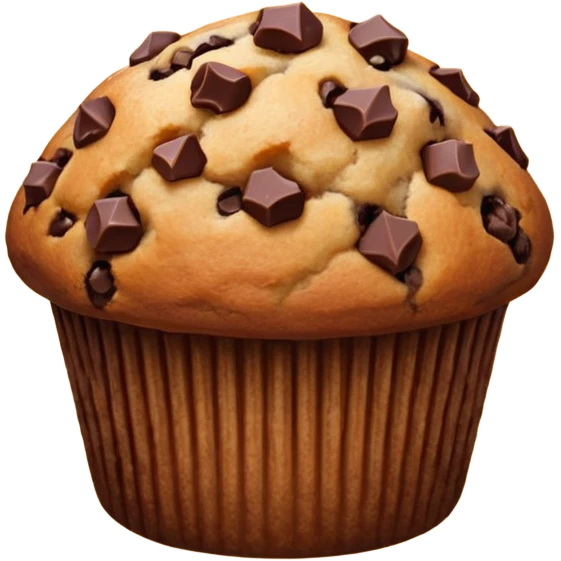 chocolate chip muffin emoji