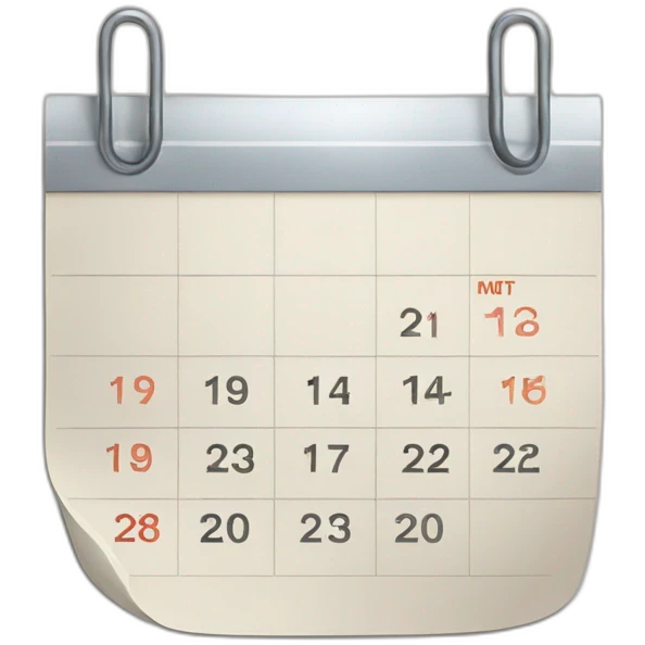 Calendar emoji