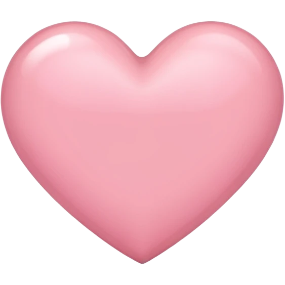 light pink heart emoji