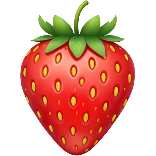 A strawberry emoji