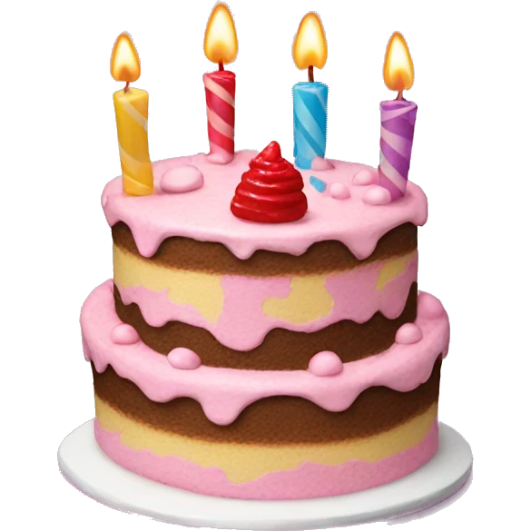 Birthday cake emoji