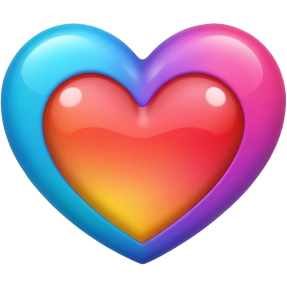 Colorful heart emoji