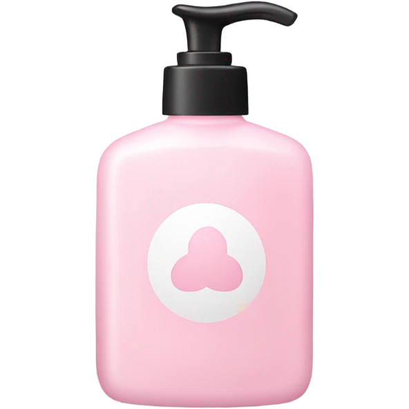 Light pink lotion bottle emoji